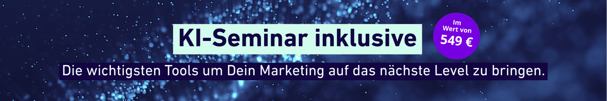KI-Seminar im Kurs kostenlos inklusive